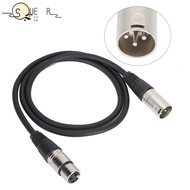SUEREN Balanced Audio Cable, 1m/3.3ft 3Pin XLR Male to 3Pin XLR Female Microphone Cable, Professiona
