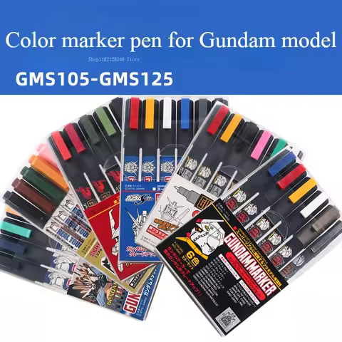 Marker Pen Set/Metallic Color/Basic Color/Detail Gundam Hand Model Coloring Complementary Paint/achr