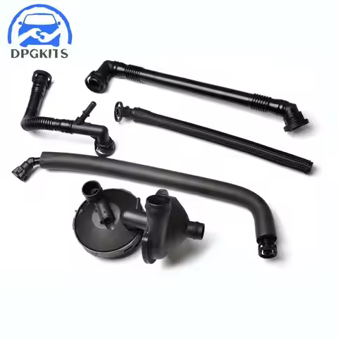 DPGKITS Crankcase Vent Valve & Oil Separator Hose Kit Fit For BMW E46 E39 X3 320i 323Ci 323i 325i 32