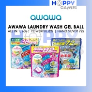 Awawa Laundry Capsules Wash Gel Laundry Detergent Pods All in One Powerful Nano Silver