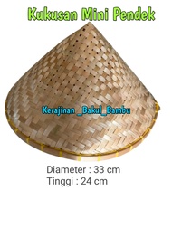 Kukusan MINI PENDEK Kukusan nasi kukusan Bambu murah Aseupan Awi murah Kukusan kecil pendek kukusan