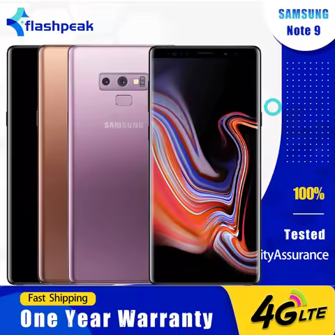 Samsung Galaxy Note9 Note 9 Duos N960FD Dual SIM Card 128GB/512GB ROM 6/8GB RAM LTE Octa Core 6.4" N