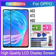 OEM For OPPO A52 A72 A92 LCD Display Touch Screen Digitizer With Frame Replacement