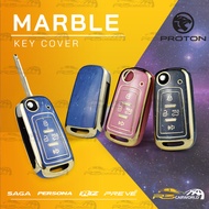 [𝐊𝐄𝐘 𝐂𝐎𝐕𝐄𝐑] PROTON Saga VVT Persona Iriz Preve Marble Key Case Accessories Accessori Aksesori Car Sa