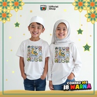HLO KIDZ MUSLIM BOYS & GIRLS T-SHIRT GIFTSET EID GIFT RAMADHAN MOTIF 1