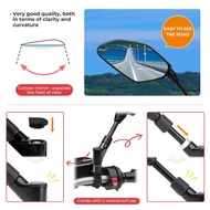 New
 Rearview Mirrors For YAMAHA MT07 MT0 MT10 MT03 MT25 MT01 Motorcycle Rear View Mirror Side Unive