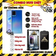 COMBO case + genuine Oppo A54 4G, A54 5G premium tempered glass