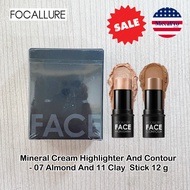 60% Sale!!! EXP.10/25 FOCALLURE® Mineral Cream Highlighter And Contour Stick คอนทัวร์ รองพื้นแบบแท่ง