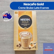 Nescafe Gold Coffee Sachets Crème Brulee Latte 8 pack