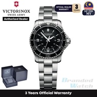 [Official Warranty] Victorinox Swiss Army 241701 Women's Maverick Small 34MM Silver Stainless Steel Strap Watch