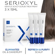 *NEW* LOreal Professionnel Serioxyl Scalp Cleansing Treatment 15ml (Option 1, 2, 3, 5, 10 tubes)