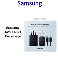 Samsung 45w PD Power Adapter 5A charging cable set