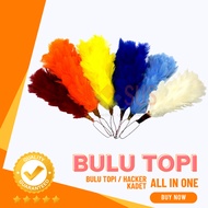 MERAH HAT FUR CADET HACKER/ - RED ORANGE/ YELLOW/ / ROYALbiru / LIQUIDbiru WHITE/ (U01 U02/ U03/ U04