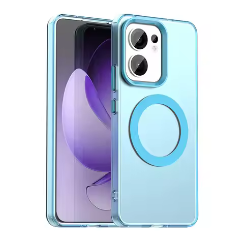 For OPPO Reno 13F Candy Color Magnetic Silicone Phone Cover Suitable For OPPO Reno 13F Fashion Women