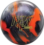 Hammer Raw Hammer PRE-DRILLED Bowling Ball- Orange/Black