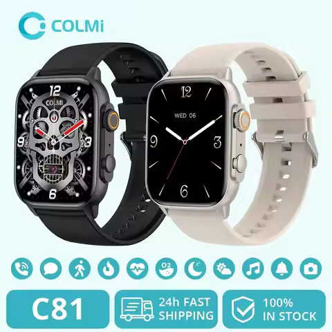 COLMI C81 2.0 Inch AMOLED Smartwatch Support AOD 100 Sports Modes IP68 Waterproof Smart Watch Men Wo