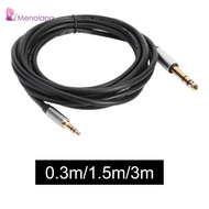 [Menolana] 3.5mm to 6.35mm Audio Cable 3.5 mm 1/8 inch Male to 6.35mm 1/4 inch Male for