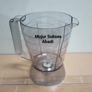 Tabung Jar / Wadah / Gelas Plastik Blender Philips HR 2056 HR 2057 ori