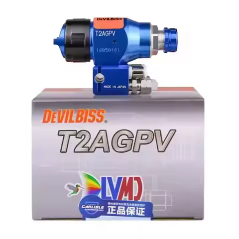 DeVilbiss Automatic spray gun T2AGPV-A69-805MT2-FX imported from Japan, New models blue gun paint ai