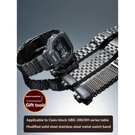GBD 200 Watchband For G-SHOCK Casio GBD-200-1A GBD-200RD-4 series Stainless steel strap metal bracel