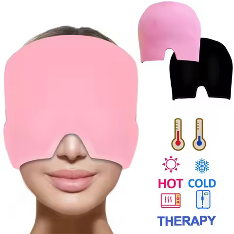 Relief Headgear Sleep Mask Migraine Relief Cap Gel Ice Cap Cold Compress Therapy Hot Cold Therapy Ey