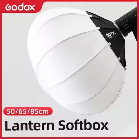 Godox CS-50D 50cm CS-65D 65cm CS-85D 85cm Lantern Quick-install Portable Round Shape Softbox Light f
