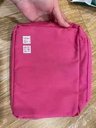 UNIQLO優衣庫-感謝祭限量板盥洗包（粉色）