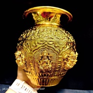 Goddess Lakshmi Pot (Cast Pot) Height 6 Inches_brass.520G.