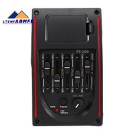 5-Band Tone Controls EQ Equalizer Tuner PS-500 5-Band Acoustic Guitar EQ Preamp Equalizer Pickup Aco