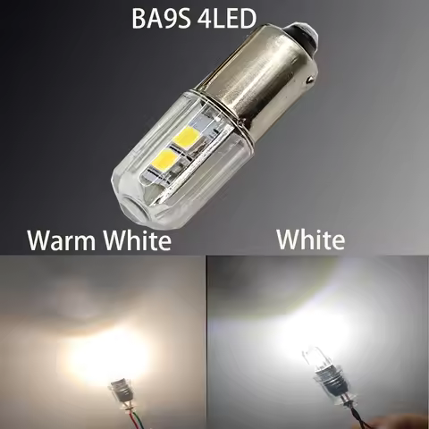 2PCS BA9S T4W LED Car light bulb T2W T3W H5W interior Car LED License Plate light DC12V 12913 12910 
