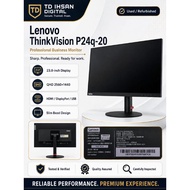 Lenovo ThinkVision P24q-20 24" QHD Monitor 2560x1440 | HDMI DisplayPort USB | Slim Bezel Business Mo