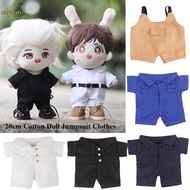 CUPFUN 1 Set 20cm Doll Clothes Accessories Casual Wears Overalls 7 Styles Clothes Suits