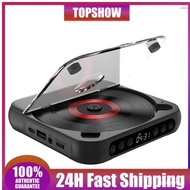 CD Player Portable BT Music Player CD Runner with Dustproof Cover 6 Modes A-B Repeat Timer Remote Co