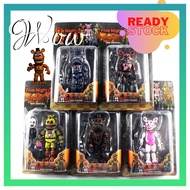 🔥Stok Sedia Ada 🔥FNAF Five Nights at Freddy's Nightmare Freddy Chica Bonnie Funtime Foxy Action Figu