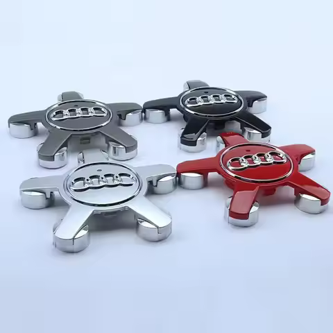 4pcs135mm 4F0601165 Car Styling AUDI Wheel Center Cap Hub Covers Badge for Audi A3 A4 A5 A6 A7 A8 S4