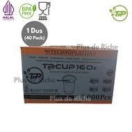[ WHOLESALE ] 1 CARTON OF PLASTIC CUPS 16 Oz TECHNO 3.5 grams contains 2000 pcs - Pop ice cups 3.5 g