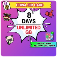 J Travel【 China SIM Card 】WITH CHINA PHONE NUMBER UNLIMITED HOTSPOT NO CAP 中国上网卡 China Simkad