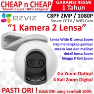 EZVIZ C8PF Dual Lens Pan Tilt 2MP 1080P 8x Zoom 4+4 Smart CCTV Rotate 360 Wi-Fi Camera WiFi Wireless