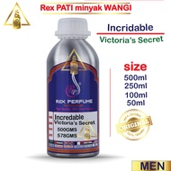 INCREDABLE/PURE SEDUCTION VICTORIA'S SECRET Minyak Wangi Pati Asli Untuk Lelaki Perfume pure oil for Men 100% Original