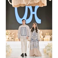 Camellia Raya Payet Laluna White Pink DelarosaIVORY Signature White Mono Shirtkoko OSCAR Kayangan Tu