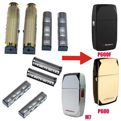 Pop Barbers P600 M7 P600F Men's Hair Salon Professional Shaver Knife Net Cutter Head Hair Clipper Ac