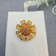 OZEL Brooch Sunflower B315 brooch shoulder