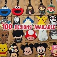 KD105[Local In Stock] Cartoon Luggage Tag Tsum Tsum Spiderman We Bare Bears