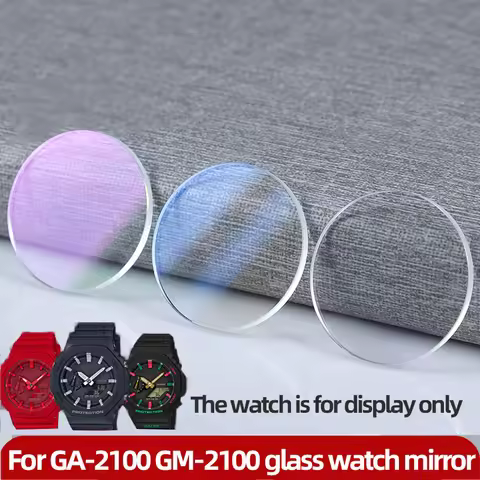 Glass lens Crystal Repair Parts Accessories For Casio GA2100 GM2100 GA-2100 GA-B2100 Glass Watch Fac