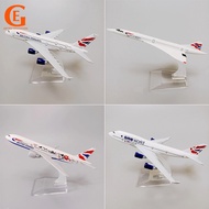 British Airways Airbus 380 Plane Model British Concord Virgin Atlantic Boeing 747 B777 Diecast Aircr
