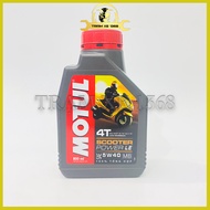 (Xe Ga 800ml) Dầu Nhớt Motul Full Tổng Hợp Scooter Power Le 5w40 API SN MB
