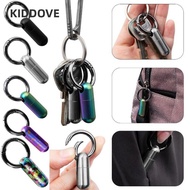 KIDDOVE Titanium Alloy Keyring, Waterproof Ultra-light  Container,  Portable Mini Outdoor EDC Tool