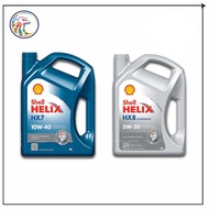 OLI MOBIL 4LITER SHELL HELIX HX-7 10W40 SHELL HELIX HX-8 5W30 ORIGINAL