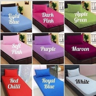 Cadar Asrama Single Plain / Cadar Bujang / Single Bedsheet / Plain Bedsheet
