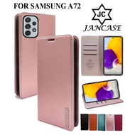JANCASE PREMIUM SAMSUNG A72 FLIP COVER WALLET CAN BE OPENED AND CLOSE